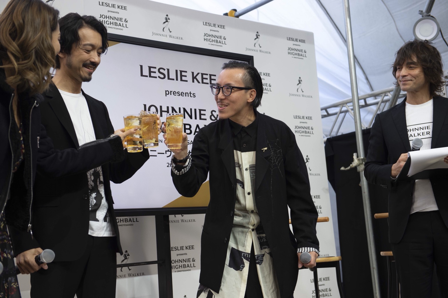 「JOHNNIE & HIGHBALL in OMOTESANDO」プレス発表会＆Opening Party MC!!